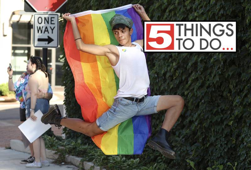 Shaw Local 2022 file photo: DeKalb Pride Fest & March kicks off at 4:30 p.m. Thursday, June 22, 2023 at the Van Buer Plaza in downtown DeKalb and the Egyptian Theatre, 135 N. Second St., DeKalb.
