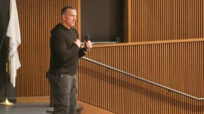 Photos: Former NBA star Chris Herren speaks to junior high students at IVCC