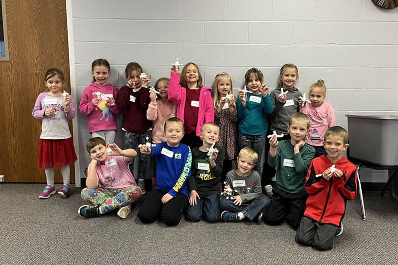 The 4-H Cloverbud Session for 5- to 7-year-olds went on an Arctic adventure, making crafts, reading stories and enjoying snacks Dec. 2.