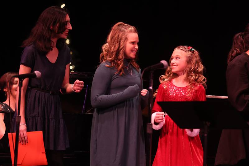 Actors perform a scene at the A Very Rialto Christmas show on Monday, November 21st in Joliet.