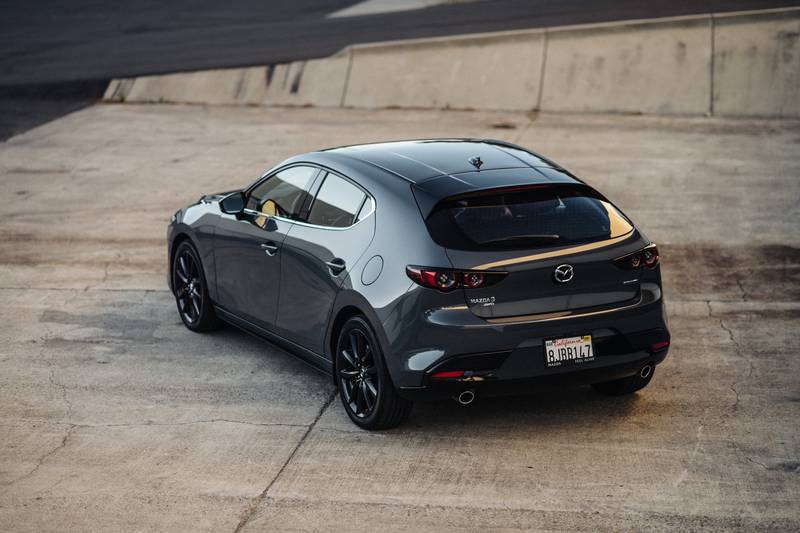 The Mazda3 is a hatchback with plenty of Mazda's distinct style and just enough turbo push to be fun.