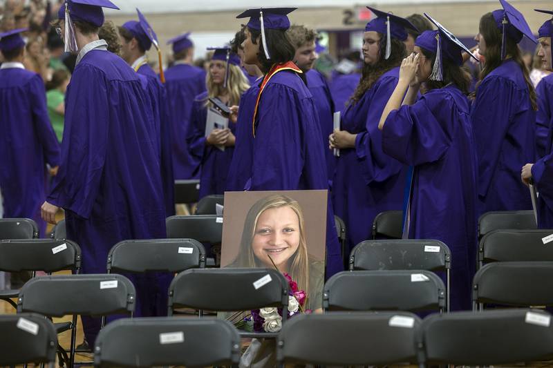 The class of 2024 wishes to remember Cayley Krug Sunday, May 26, 2024 during commencement at Dixon High School. Cayley died in an auto accident on 2021.