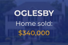 Sale closed in Oglesby: $340,000 for a single-family home