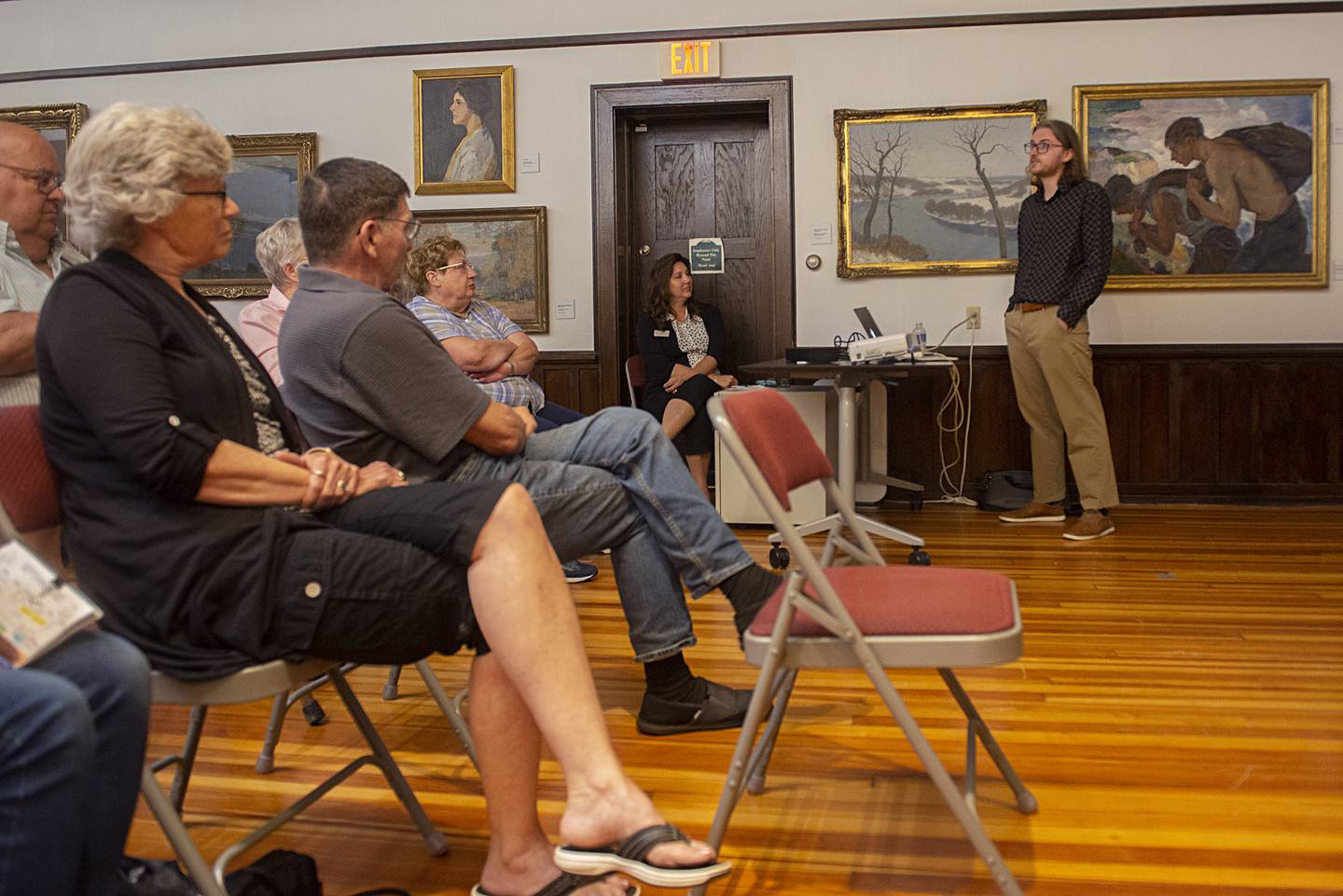 Eli Murray, who made a presentation at the Oregon Library, will speak on Thursday at Sauk Valley Community College.