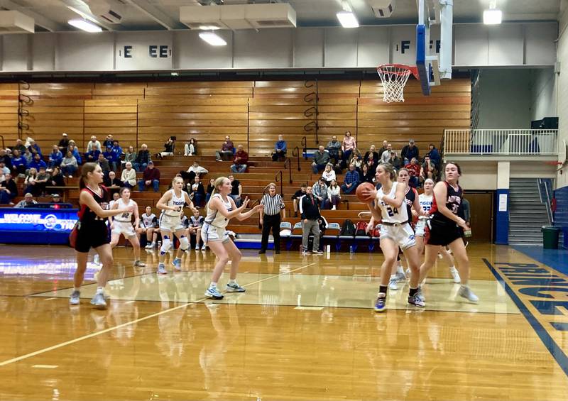 Princeton defeated Stark County, 55-30, on the opening night of the Princeton Holiday Tournament.