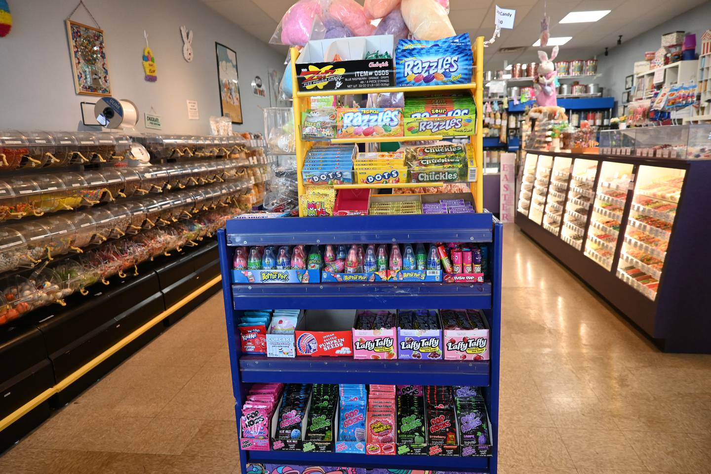 The confectionery is packed with an assortment of candies, cakes, chocolates, and of course gourmet popcorn. Most of it is homemade.