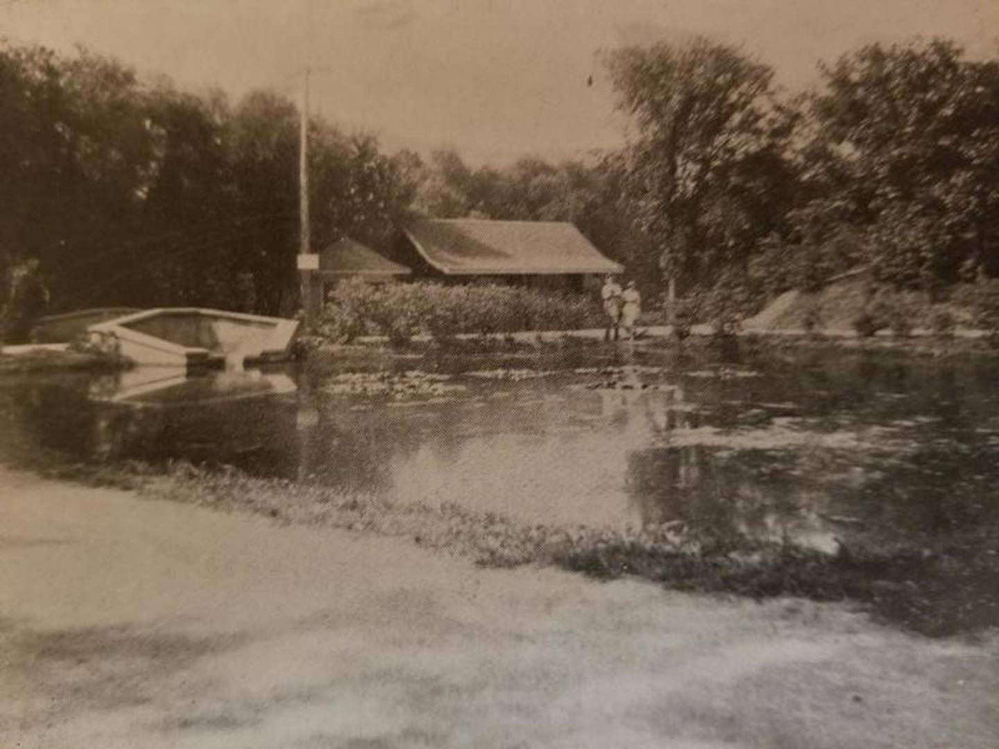 By 1924, Highland Park had shelters, drinking fountains, swings and tables. It also offered skating in winter and baseball in summer.