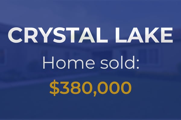 Single-family home sells in Crystal Lake for $380,000