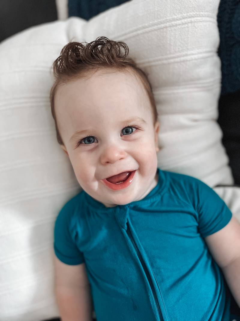 Jonah Barnes - 12 month old son of Addison Barnes and Kristyn Bettner (Tiskilwa)