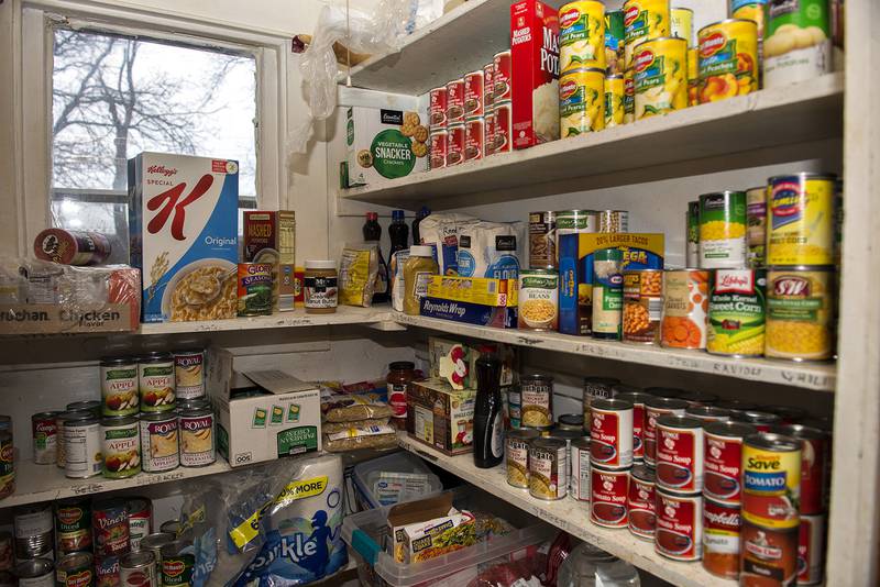 The pantry is currently stocked but food and cleaning supply donations are always a need.