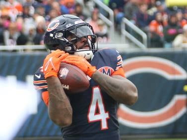 Chicago Bears injury report: D’Andre Swift returns to practice; DJ Moore, Rome Odunze out
