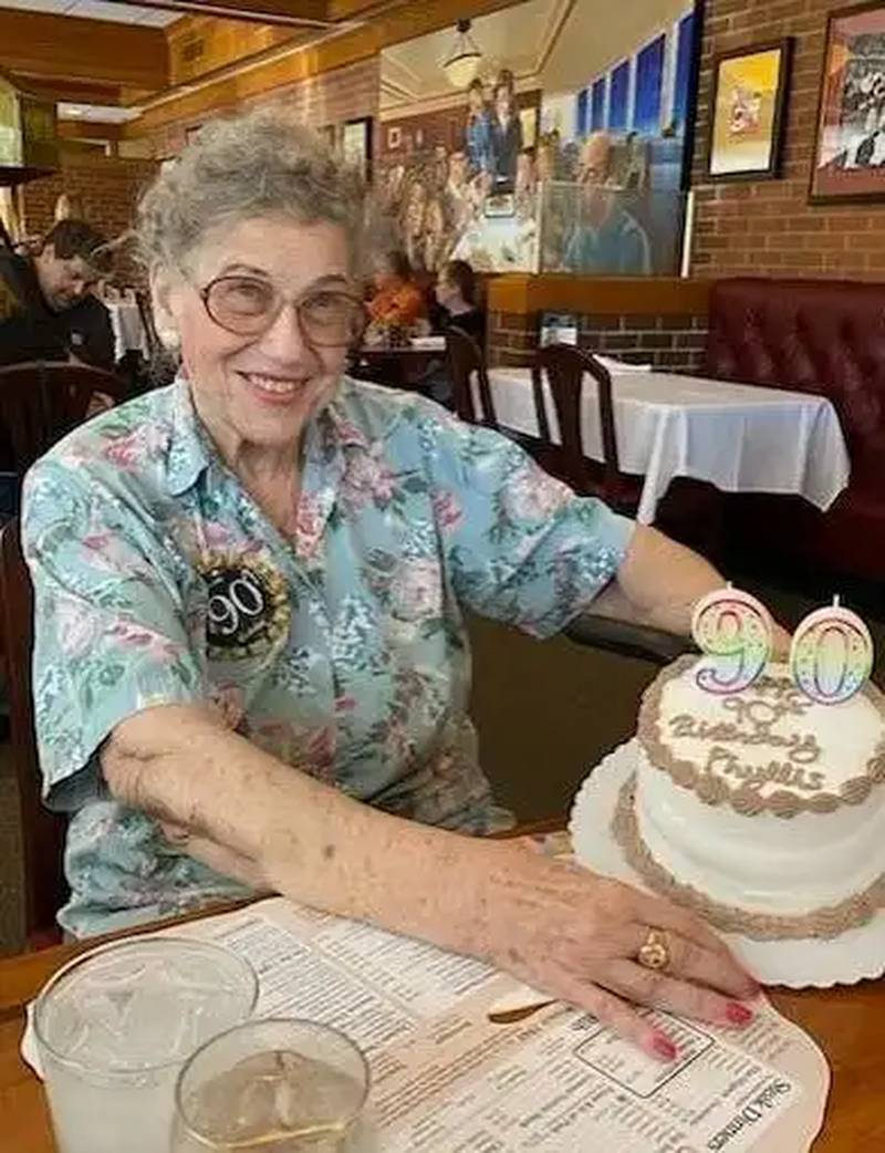 A photograph of the late Phyllis A. Ostla at her 90th birthday party was posted on the Joliet Catholic Academy Facebook page with an announcement that she had  donated $6.08 million, the largest single gift ever received by the school. Nov. 25, 2025