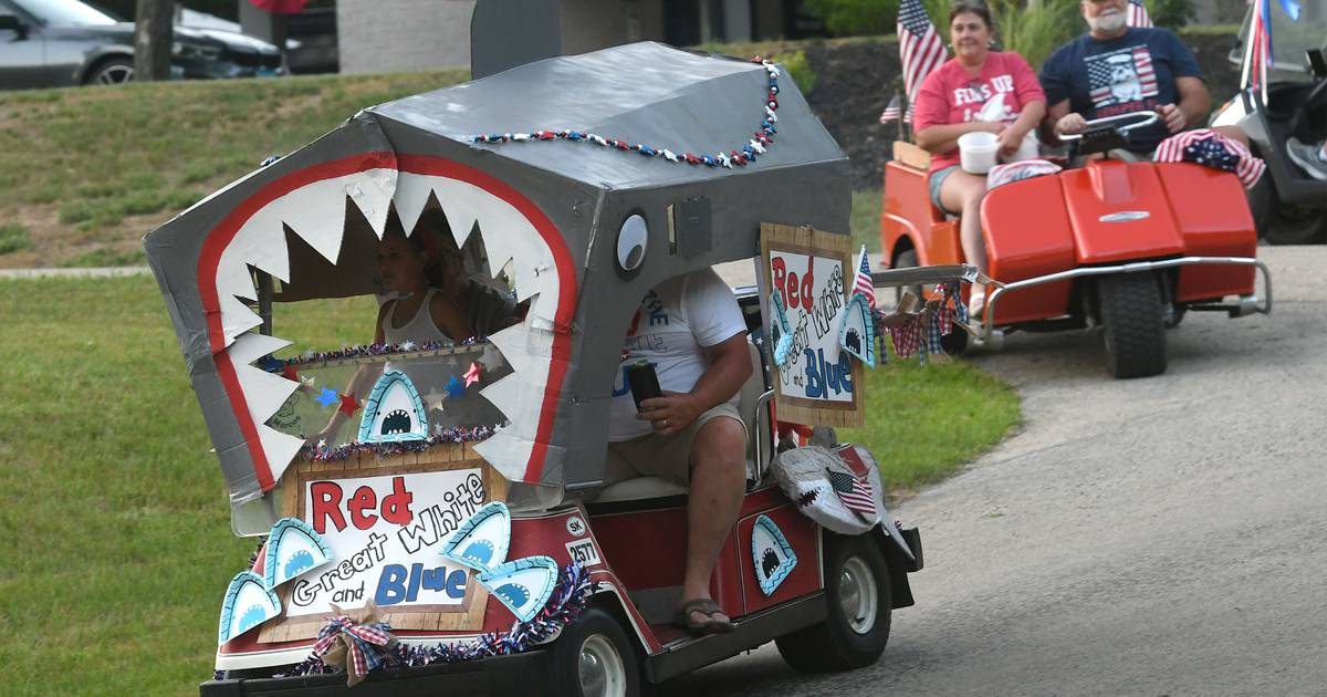 Grand Detour’s golf cart procession a tribute to unorthodox and unusual
