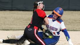 Photos: Indian Creek softball hosts Genoa-Kingston in early season action