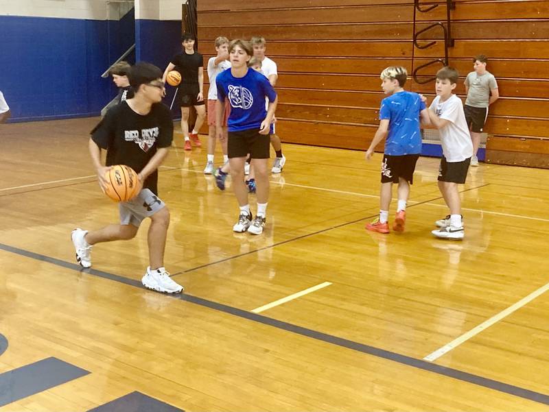 Camp is in session at Princeton High School.