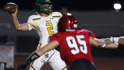 Crystal Lake South’s Caden Casimino erases FVC passing mark with 551-yard performance against Huntley
