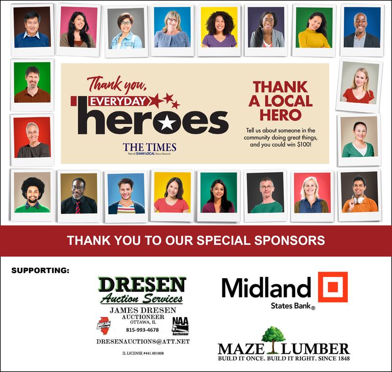 Thank you, Everyday Heroes Header - OTT