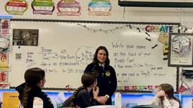 State FFA officers pay trivia visit to Sterling’s Challand Middle School