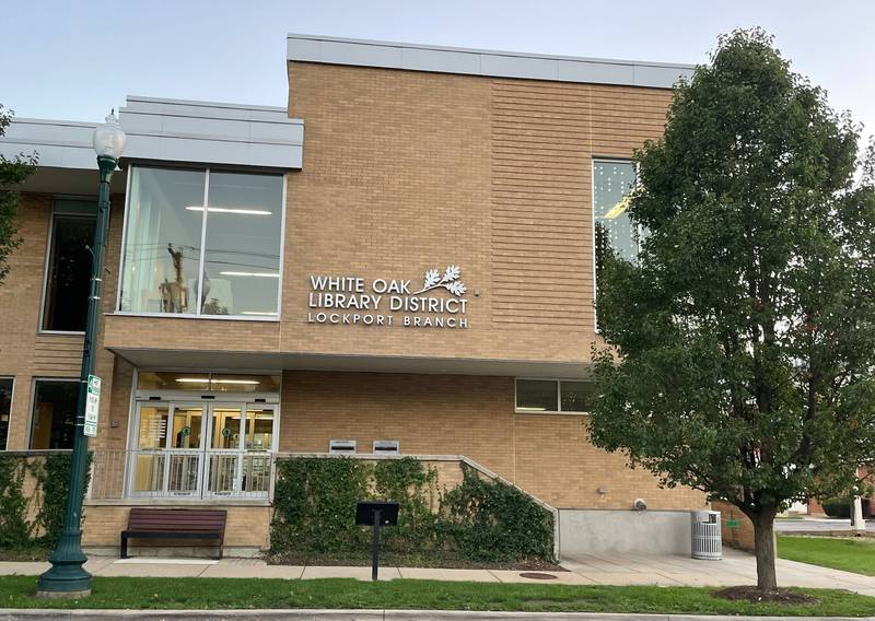 The White Oak Library Lockport Branch, 121 E. Eighth St., Lockport,  as seen on Oct. 1, 2023.