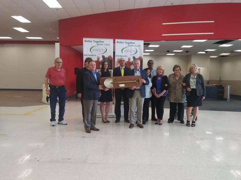 On Monday, Senior Services of Will County held a groundbreaking event to celebrate its new Ovation Center. It will be housed in the former Target in Romeoville and is projected to open in 2021.