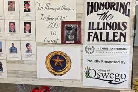 Illinois Fallen Wall makes stop in Oswego Village Hall 