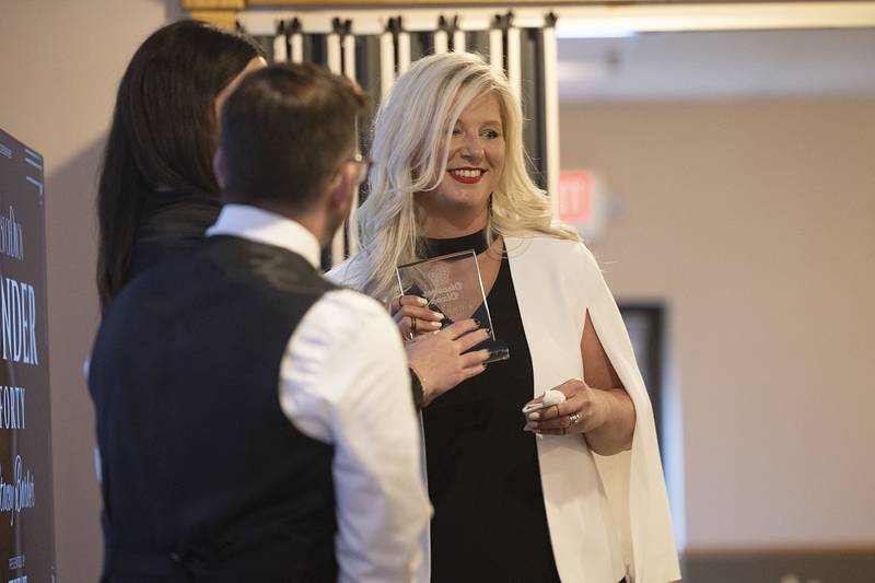 Stacey Barber, owner of Roots and Wings was named one of Four Under 40 at the Best of Dixon awards Friday, May 5, 2023.