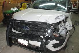 Four state police squad cars hit in nearly 12 hours, including one in Iroquois County