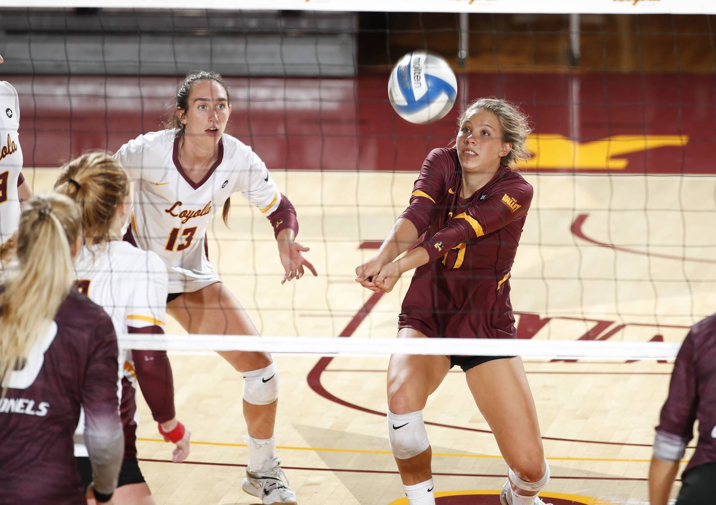 Loyola-Chicago junior Grace Hinchman. Photo courtesy of Steve Woltmann/Loyola Athletics.