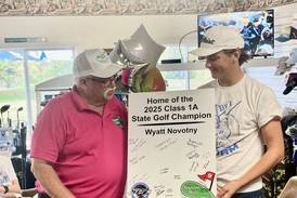 Wyaton Hills recognizes state champion Wyatt Novotny