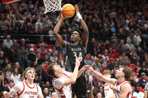 Jeffrey Hassan’s 17 points, late layup clinches Kaneland trip to state tournament