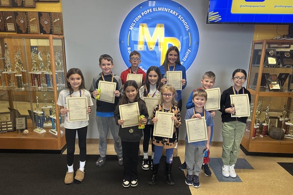 Milton Pope School names students of the month for citizenship
