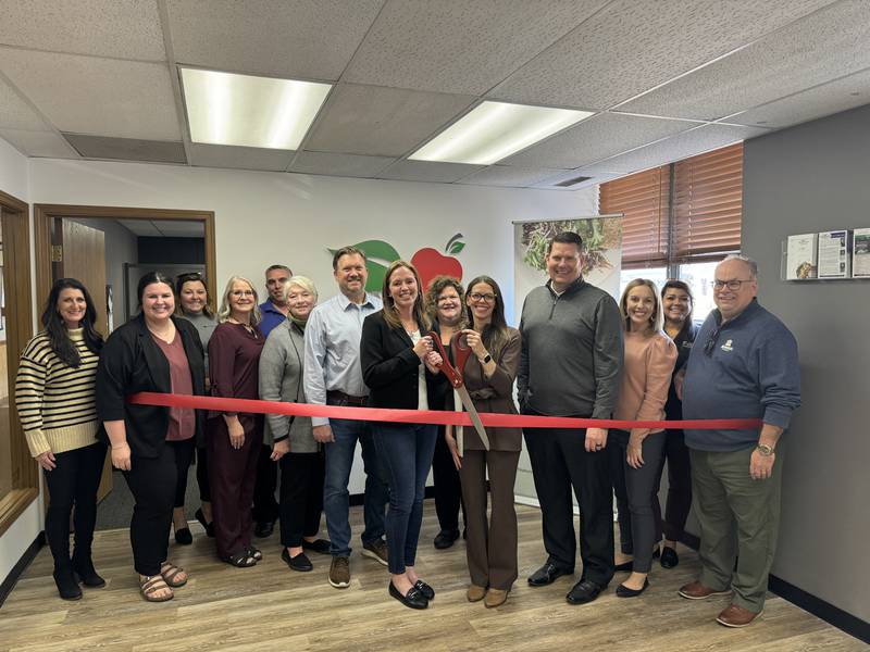 The Grundy County Chamber held a ribbon cutting ceremony Oct.17 with the City of Morris for the new Seattle Sutton Healthy Eating of Morris distribution center inside the Morris Business & Technology Center.