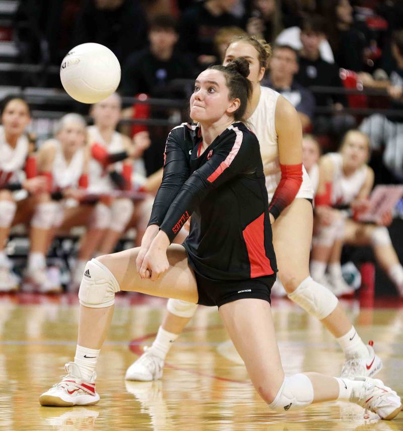 Brian Hill/bhill@dailyherald.com
Barrington's Molly Kozak (13) during the IHSA Class 4A third-place game between Barrington and St. Charles East Saturday November 12, 2022 at Redbird Arena in Normal.