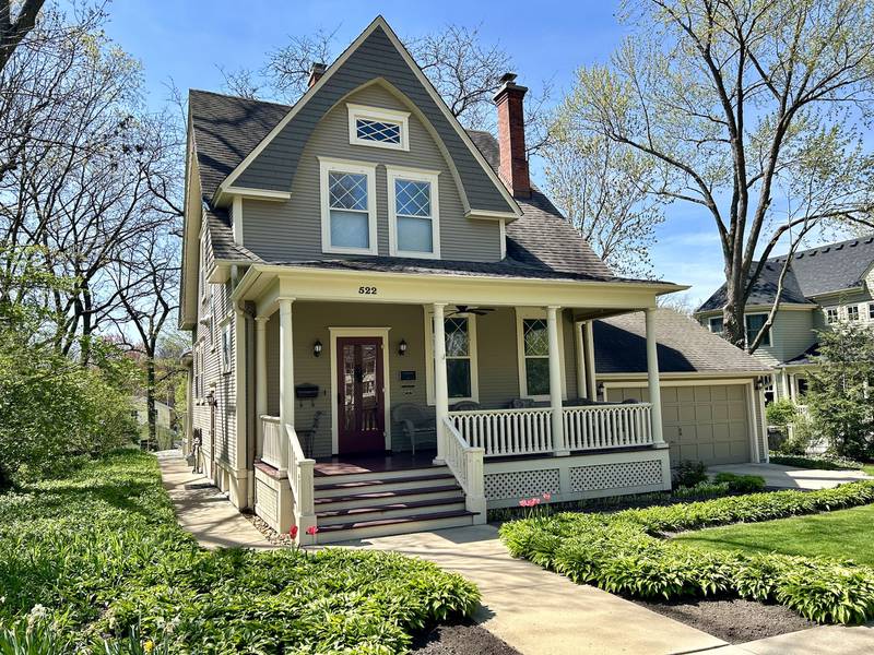 This is one of four historic homes offered on Sunday, July 20, by the Geneva History Museum. The house at 522 Fulton St., built in 1907, is an example of a shingle style home, a distinctly American type of construction.