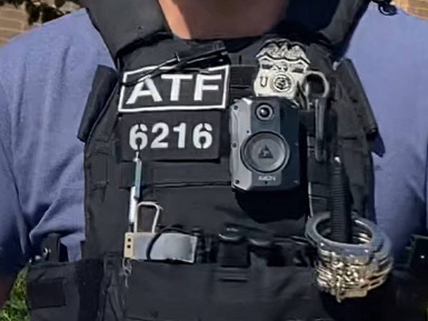 ICE arrested this man as he came out of the Kane County Judicial Center in St. Charles Township on Aug. 14, 2025. A witness, James Yanke, said the federal agents did not provide a warrant.