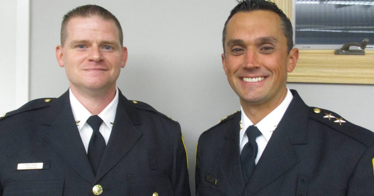 Yorkville promotes two police officers to top command roles Shaw Local