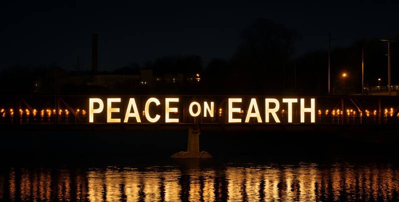 The Batavia Interfaith Peace Vigil begins at 5 p.m. Sunday, Nov. 23 at Shannon Hall, Batavia Park District, 14 N. Van Buren St., Batavia, to hear speakers from eight faith traditions, then make a candlelight procession to the Peace Bridge.