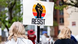 ‘We’re going to come back’: Anti-Trump protesters return to Joliet streets for May Day Rally