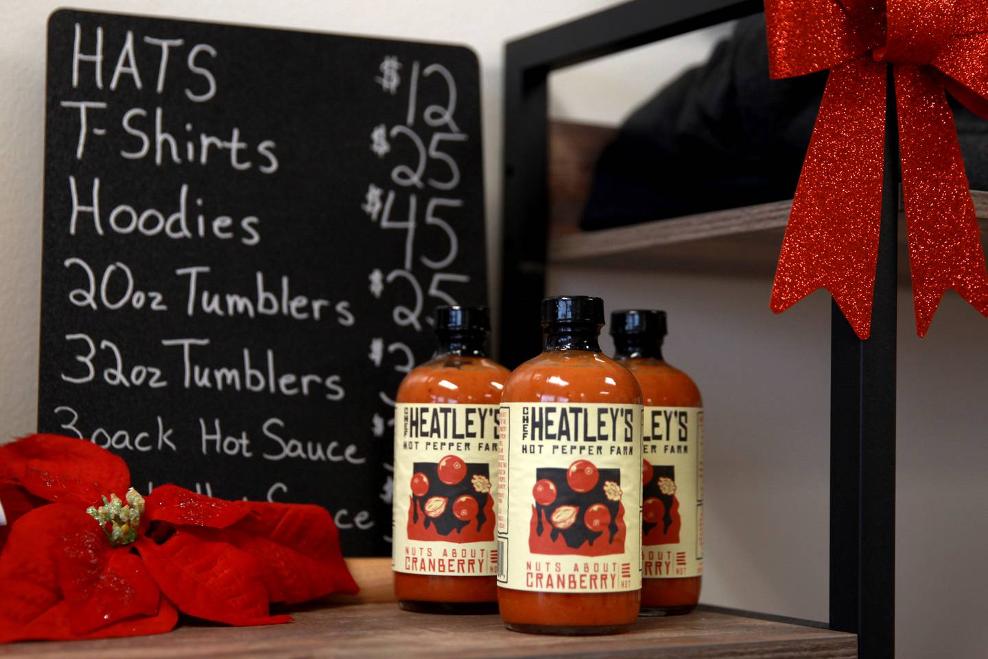 Chef Heatley's Hot Pepper Farm in Sandwich specializes in creating artisan hot sauces.
