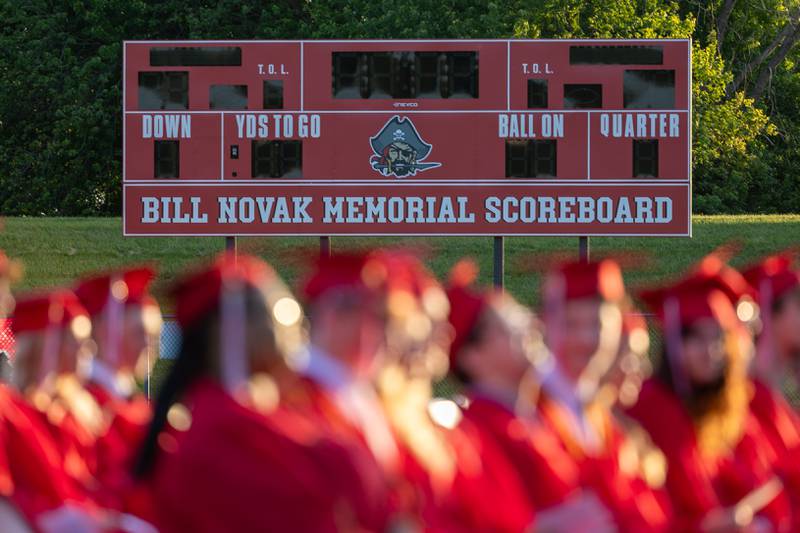 Ottawa class of 2025 attend the 147th annual Ottawa Township High School commencement ceremony on Friday May 23, 2025 at Ottawa High School in Ottawa.