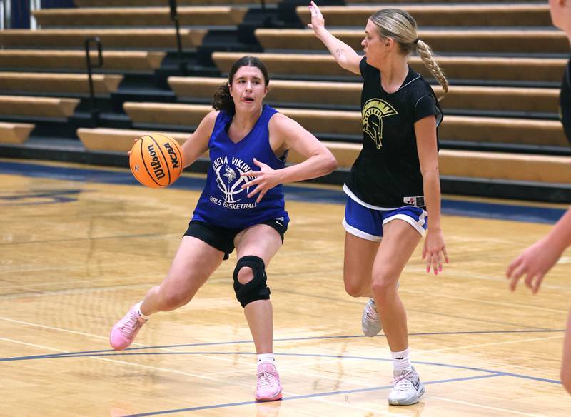 Geneva and Sycamore play Thursday, June 12, 2025, in the Geneva High School Varsity Summer League.