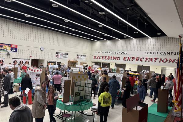 Seneca Grade School students learn about the world with annual geography fair