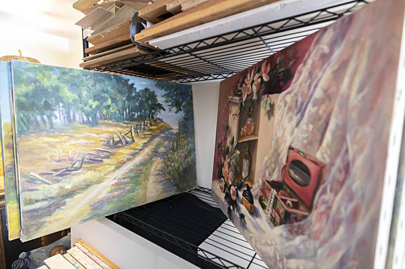 Garcia will have not only hundreds of painting for sale but a large collection of antiques at her Dixon home. “If it’s in my house, make me an offer!” Garcia exclaimed.