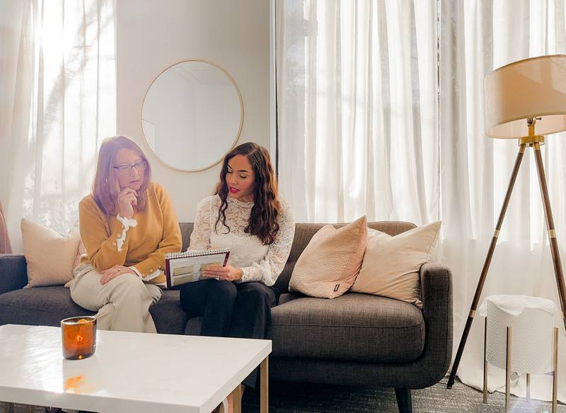 Bloom Counseling & Therapy Clinicians Amy Frey, left, Jessica Scott, right, help clients overcome challenges during the holiday season and beyond.