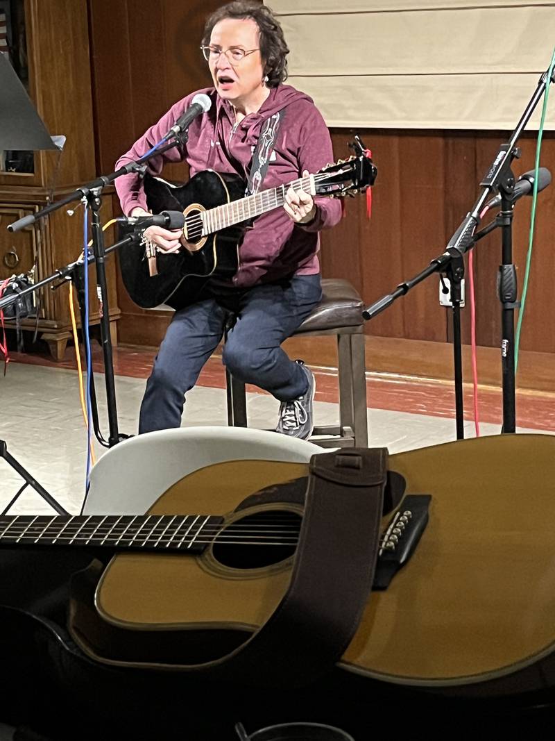 Louise Price, who is from Ireland, brings a unique blend of Irish folk music and popular American tunes to First Fridays.