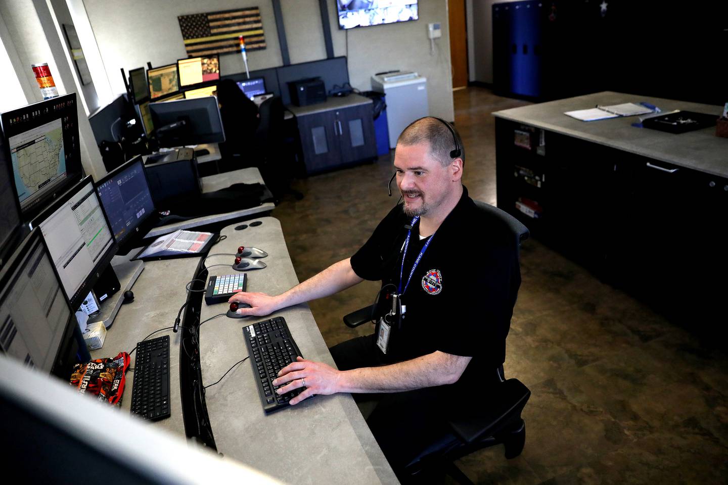 Jim Holden is a dispatcher at Kane County Emergency Communications (KaneComm) in Geneva.