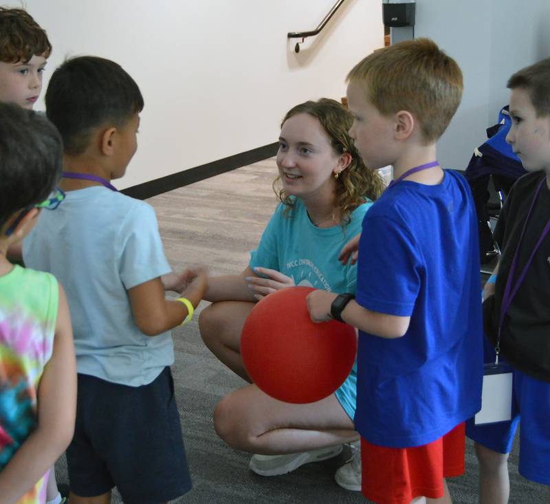 Katie Sowers has been employed as a camp assistant during her summers home from college.