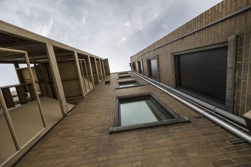 In all, the Sterling building has seven floors and a large basement that can house many different business options.