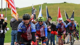 Gold Star 500 riders making stops in Forreston, Polo