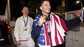 US men’s hockey team visits Trump at the White House on its way to his State of the Union